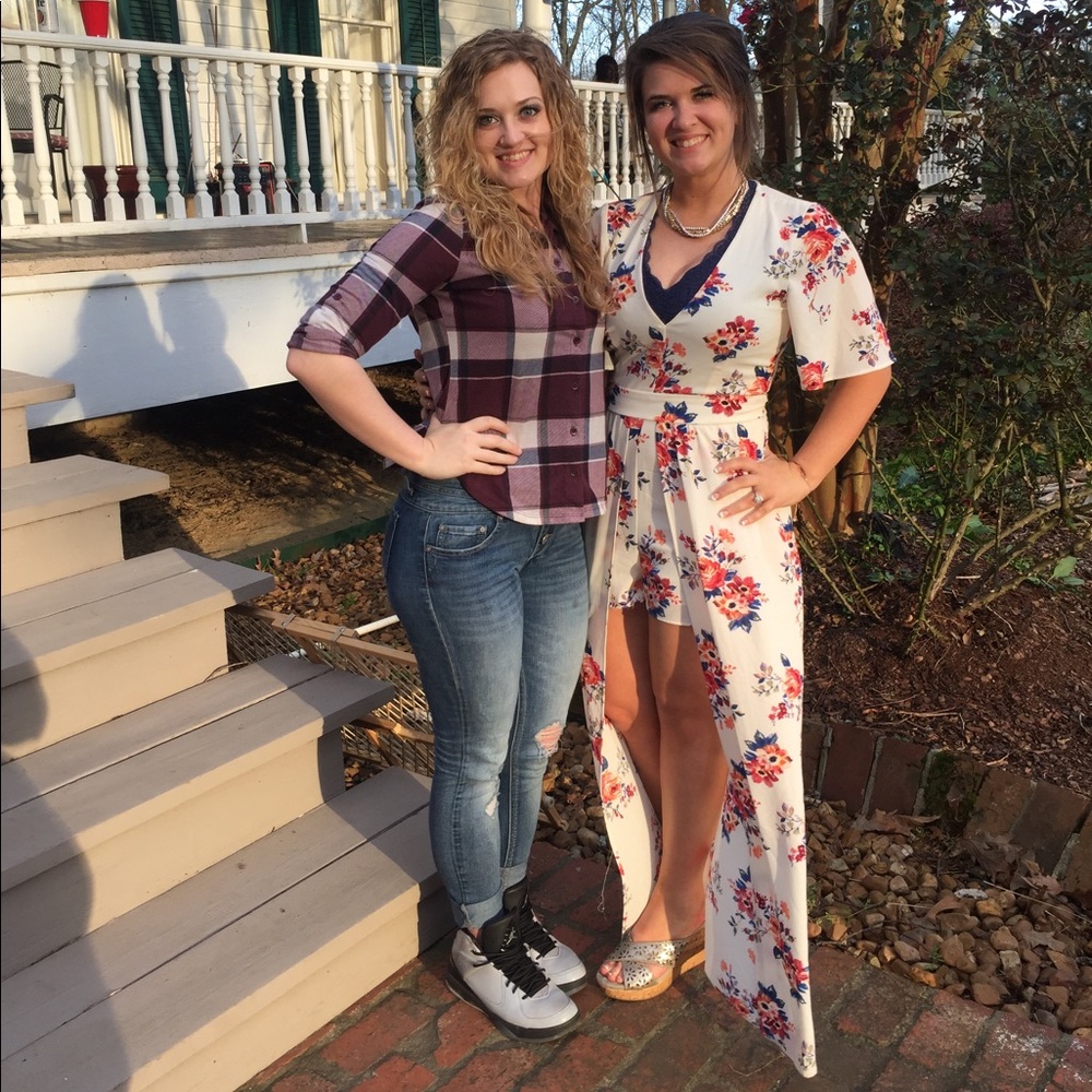 Floral jumpsuit - Picture 2 of 2